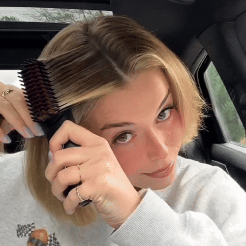 Brosse coiffante pour cheveux courts